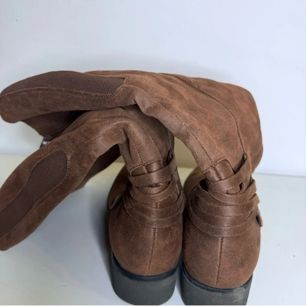 BareTraps Brown Over the Knee Boots